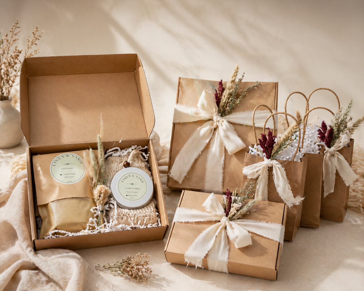 Linen & Sash Self-Care Gift Box